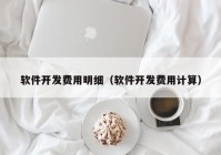 软件开发费用明细（软件开发费用计算）